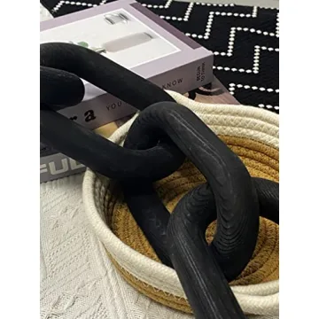 Wood Chain Link Decor for Aesthetic Room Styling