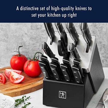 HENCKELS 16-pc Self Sharpening Knife Block Set for Precision Enjoyment