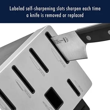 HENCKELS 16-pc Self Sharpening Knife Block Set for Precision Enjoyment