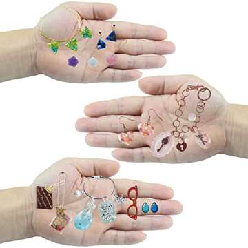 Funshowcase Jewelry Part Epoxy Mold for DIY Gifts