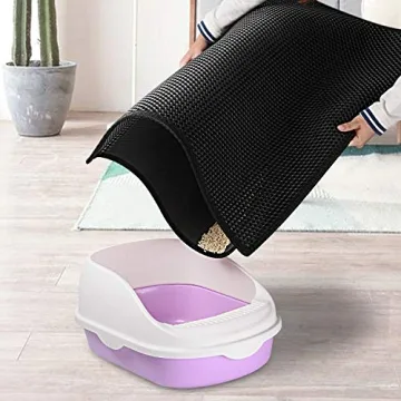 Pieviev Cat Litter Mat - Waterproof & Trapping (24x15)