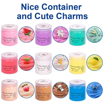 WUHUANIU 9 Pack Scented Butter Slime Kit for Kids