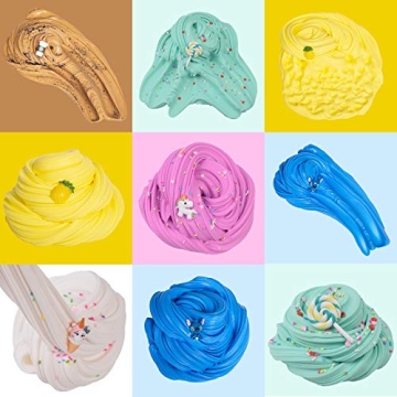 WUHUANIU 9 Pack Scented Butter Slime Kit for Kids