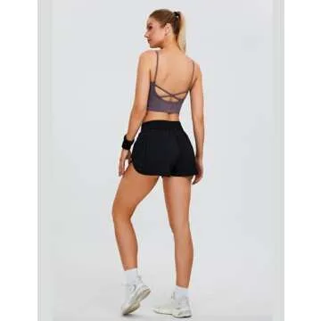 Blooming Jelly Women's Quick-Dry Running Shorts with Pockets