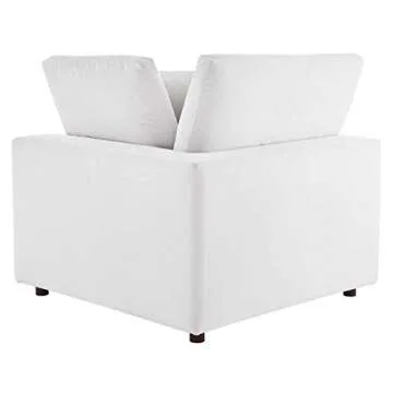 Modway Commix 8-Piece Down Filled Sectional Sofa in White