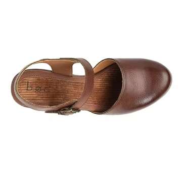 BORN b.o.c Women's Natasha Clog Platform Pump, Brown (us_Footwear_Size_System, Adult, Women, Numeric, Medium, Numeric_10)