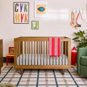 DaVinci Marley 3-in-1 Convertible Baby Crib - GREENGUARD Gold Certified Crib - Convertible Crib to T...