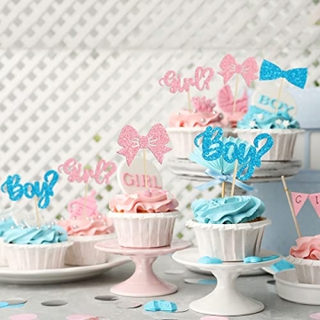 Gyufise 36Pcs Cupcake Toppers for Baby Showers and more