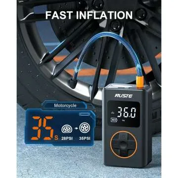 150PSI Portable Air Compressor for Bikes & Cars