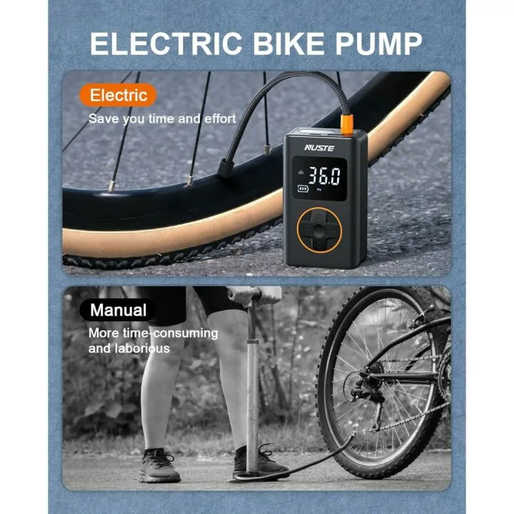 150PSI Portable Air Compressor for Bikes & Cars