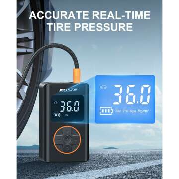 150PSI Portable Air Compressor for Bikes & Cars