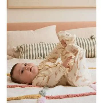 Magnetic Baby Footie Pajamas: Organic Cotton Comfort