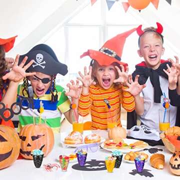 Honeydak Halloween Skull Party Favor Shot Glasses 1.86 oz/ 55 ml Unbreakable Skull Shot Cups Plastic Halloween Cups for Spirits Vodka Halloween Party Decoration Supplies(20 Pieces)