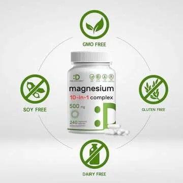 Magnesium Complex 500mg Veggie Capsules for Joint Health