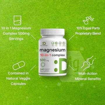Magnesium Complex 500mg Veggie Capsules for Joint Health