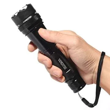 VIPERTEK VTS-195 Stun Gun with Rechargeable Flashlight