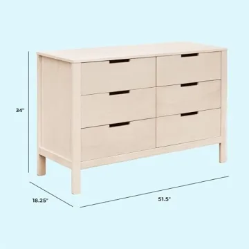 Carter's 6-Drawer Baby Dresser - Versatile for Nursery