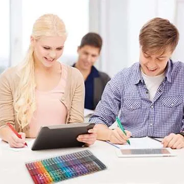 Vanstek 22 Colors Retractable Erasable Gel Pens for Writing and Drawing