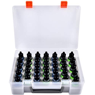 Portable Alcohol Ink Storage Organizer for 35 Bottles