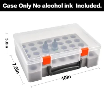 Portable Alcohol Ink Storage Organizer for 35 Bottles