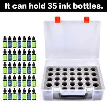 Portable Alcohol Ink Storage Organizer for 35 Bottles