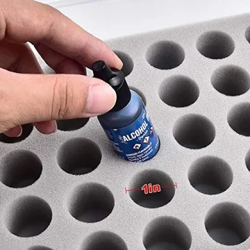 Portable Alcohol Ink Storage Organizer for 35 Bottles