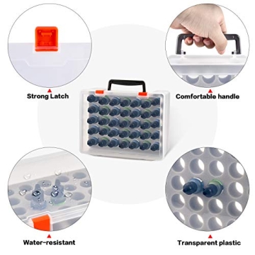 Portable Alcohol Ink Storage Organizer for 35 Bottles