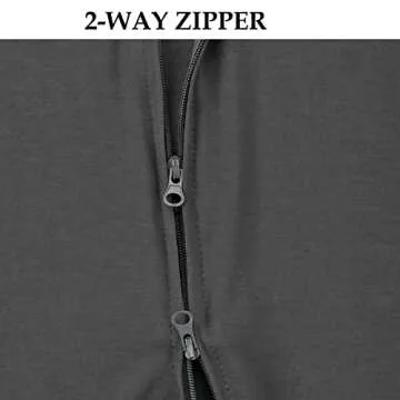 Aablexema Baby Zipper Pajamas Bamboo Rayon, 3pcs Unisex Infant Onesie with Mitten Long Sleeve Footed Pjs(Dark Grey & Olive & Blue,0-3m)