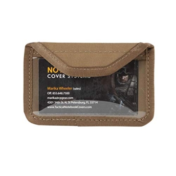 Stay Organized with the Tactical Detachable Business Card Pouch in Coyote Brown