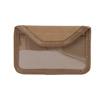 Tactical Detachable Business Card Pouch in Coyote Brown