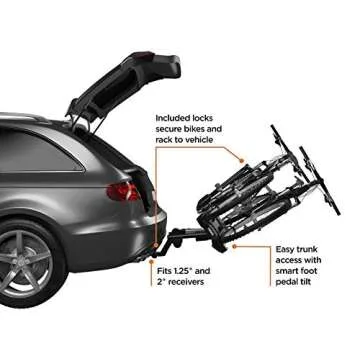 Thule EasyFold XT 2 Hitch Bike Rack for E-Bikes