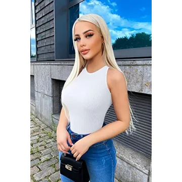 OQQ Ribbed Bodysuits for Stylish Comfort and Support