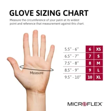Microflex Diamond Grip MF-300 Latex Gloves - Durable & Comfortable