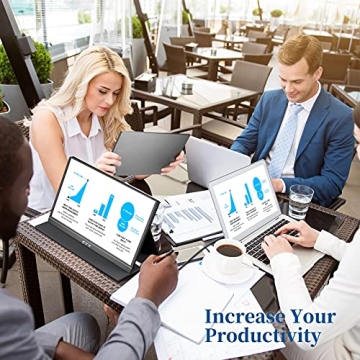 KYY 15.6 Portable Monitor 1080P FHD USB-C Gaming Display