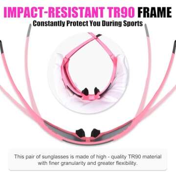 X-TIGER Polarized Sports Sunglasses for Outdoor Activities