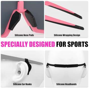 X-TIGER Polarized Sports Sunglasses for Outdoor Activities