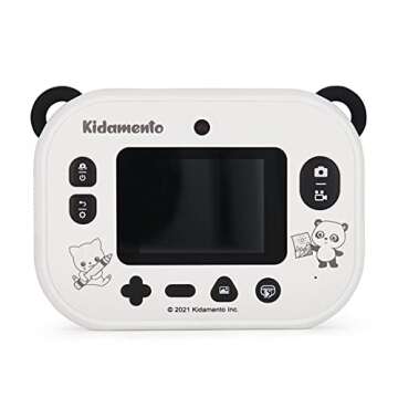 Instant Print Kids Digital Camera & Video Camcorder with Selfie Camera by Kidamento, Scavenger Hunt ...