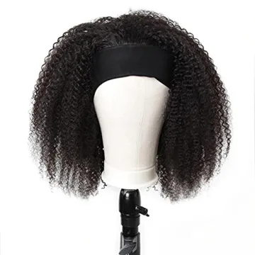 ISEE Afro Kinky Curly Headband Wig 180% Density for Women