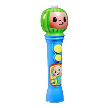Cocomelon Toy Microphone for Kids, Musical Toy for Toddlers with Built-in Cocomelon Music, Kids Micr...