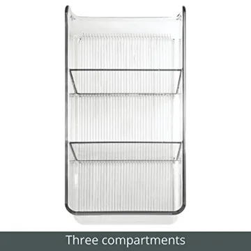 mDesign Food Storage Bin - Clear Organizer for Kitchen