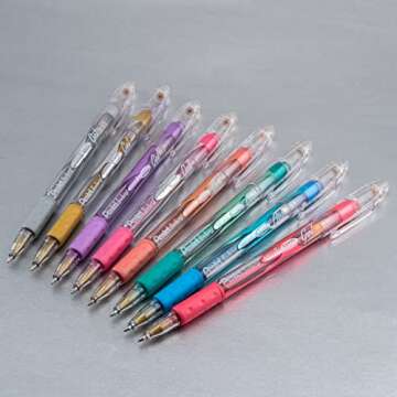 Pentel Arts Sunburst Metallic Gel Pen - Gold Ink, 2 Pack