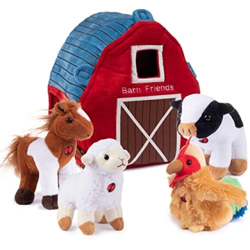 Plush Talking Plush Farm Animals Set for Toddlers