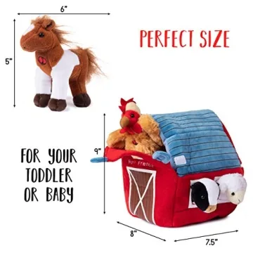 Plush Talking Plush Farm Animals Set for Toddlers