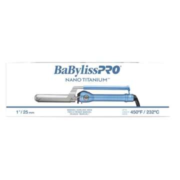 BaBylissPRO Nano Titanium 1 inch Curling Iron for Loose Curls & Beach Waves, Marcel Professional Hair Curler for All Hair Types