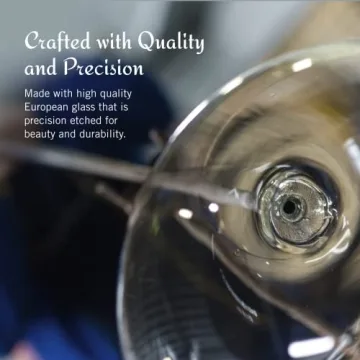 Mikasa Cheers White Wine Glasses Set of 4 - Stylish & Functional