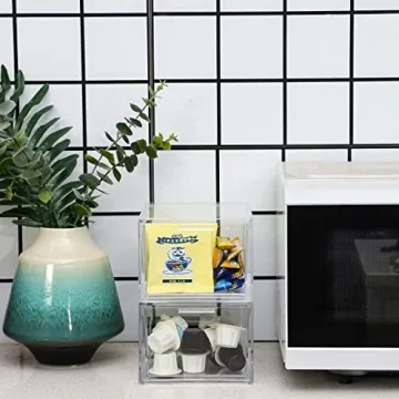 Cq Stackable Acrylic Storage Drawers for Home Organization