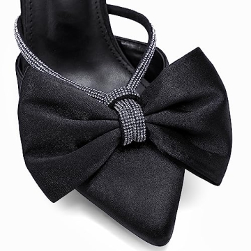 Elegant Coutgo Women's Bow Heels - Comfort Meets Class