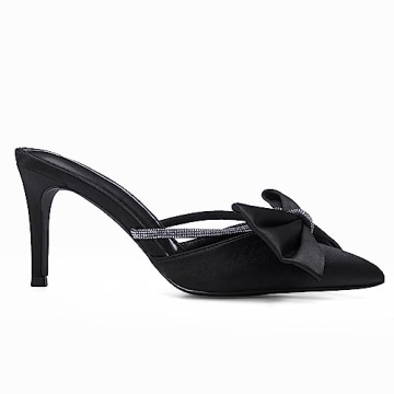 Elegant Coutgo Women's Bow Heels - Comfort Meets Class