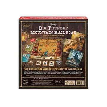 Funko Disney Big Thunder Mountain Railroad Family Board Game Ages 9 and Up 2-4 Players