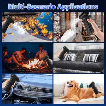 HSTOP Electric Air Duster with Flashlight – Powerful & Versatile